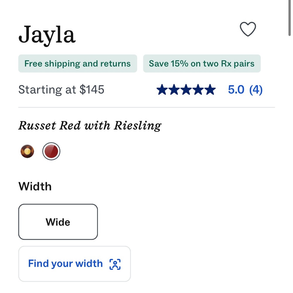 Warby Parker Jayla Glasses - Picture 6 of 11